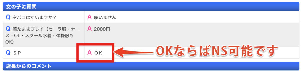 和楽のNN・NS可能な嬢の見分け方