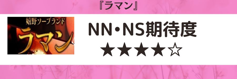 ラマンのロゴとNN・NS期待度
