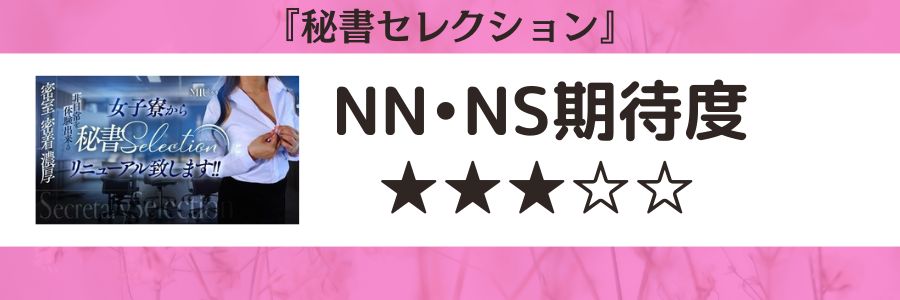 秘書セレクションのロゴとNN・NS期待度