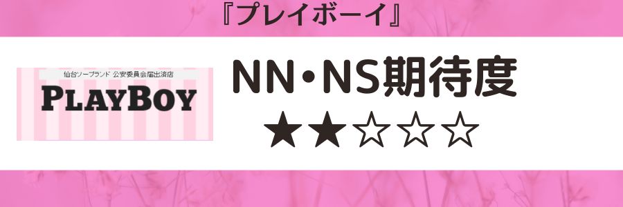 プレイボーイのロゴとNN・NS期待度