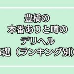 豊橋本番デリヘル5選