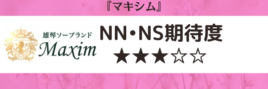 マキシムのロゴとNN・NS期待度