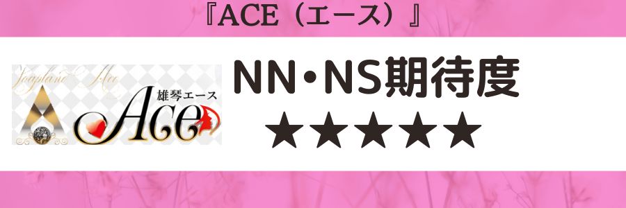 ACE（エース）のロゴとNN・NS期待度